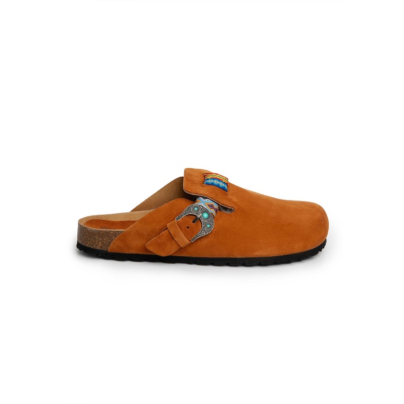 Sandal Donna Sabot Ring Brandy