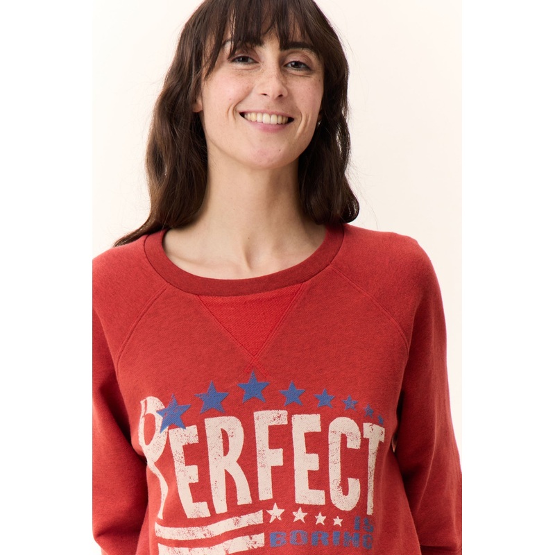 Sweatshirt Solo Solo Jc56 Perfec Tomato