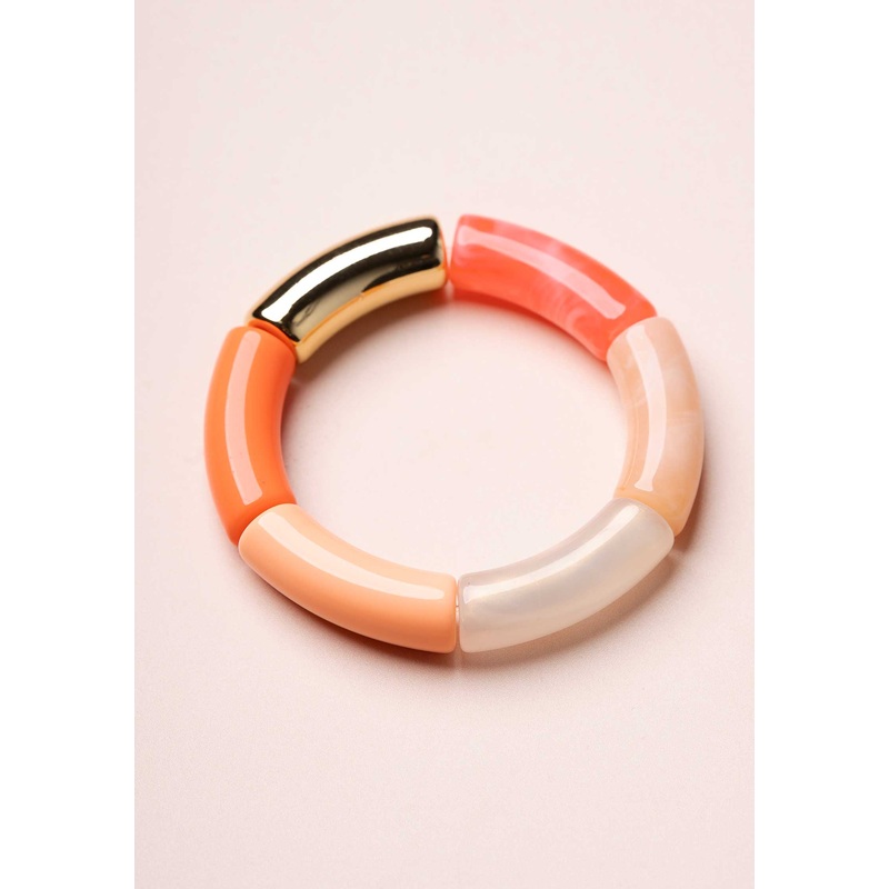 Bangle 23pabr01 Lithos Jonc Orange