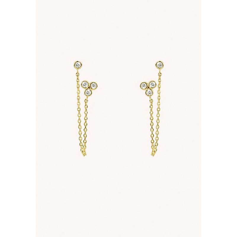 Earrings Bo-184g Metal