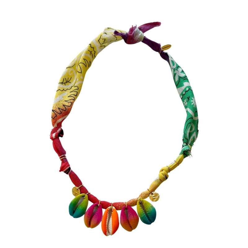 Necklace Good Multi V Good Multi Vert Multi-Coquillage