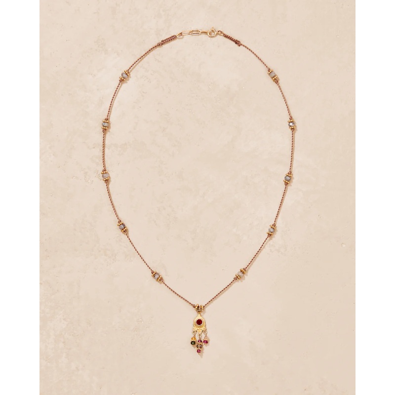 Necklace Padmacoll40 Padma Chaine Grenat