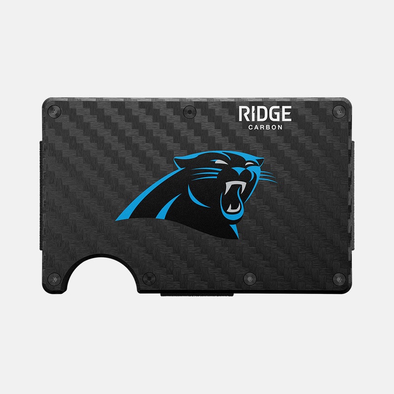 Ridge Wallet - Carolina Panthers - Carbon Fiber 3k