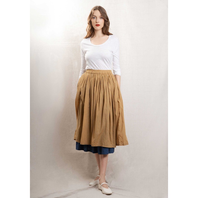 Skirt 37b Gayle Camle-French-Blue