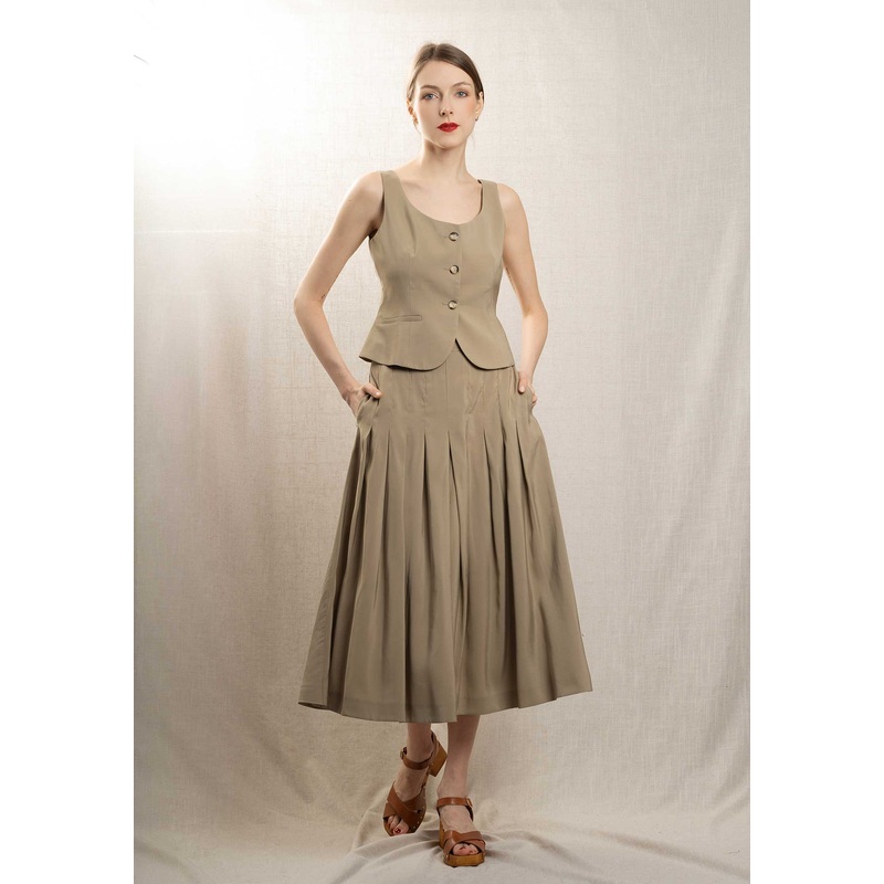 Skirt Atsk004 Elea Skirt Cammello