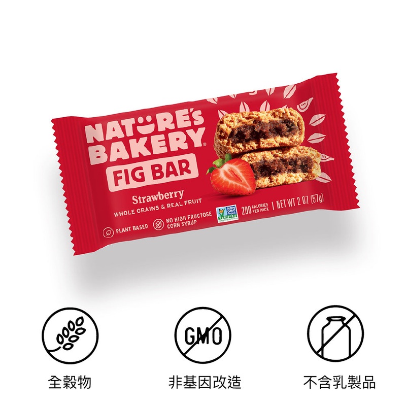 Whole Wheat Fig Bar Strawberry 57g / 2oz