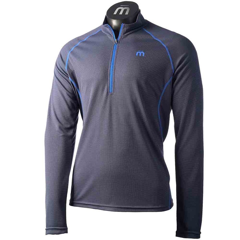 T Man Long Sleeves Zip Neck Shirt Extradry