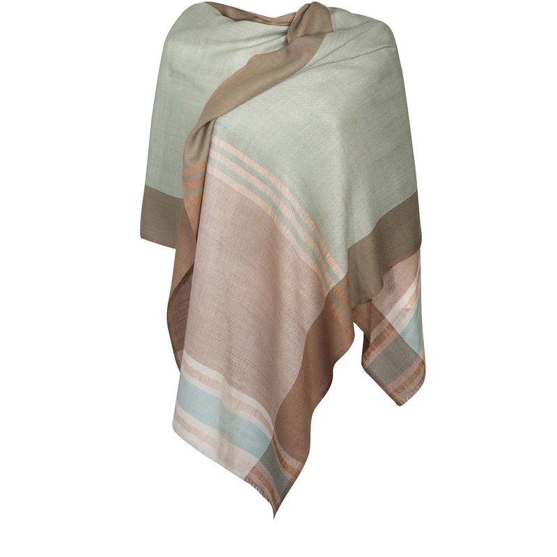 'Asteris' Cashmere & Merino Wool Shawl Wrap