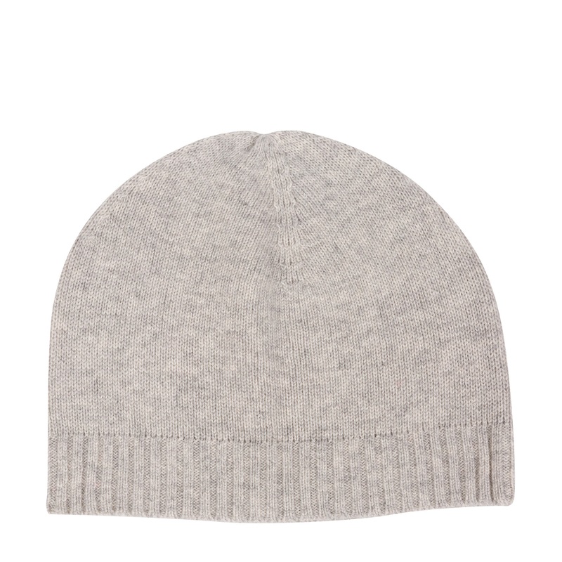 'Bowness' Foggy Cashmere & Merino Wool Beanie Hat