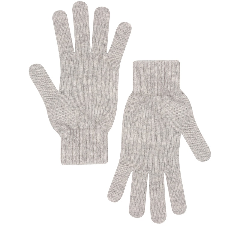 'Caldbeck' Foggy Cashmere & Merino Wool Extra Large Gloves