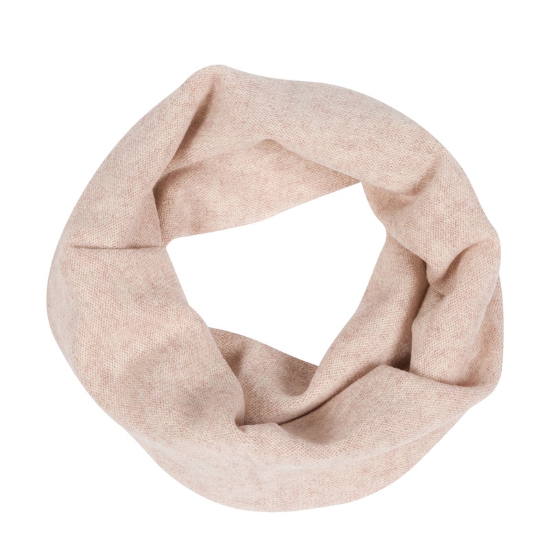 'Holker' Oatmeal Cashmere & Merino Wool Snood