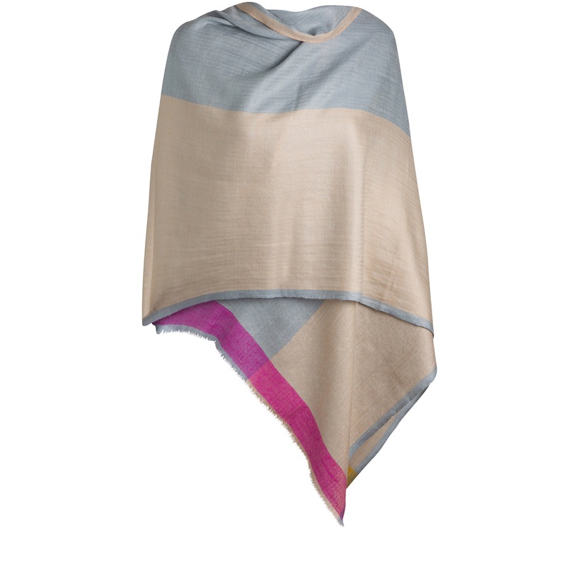 'Hue' Cashmere & Merino Wool Shawl Wrap