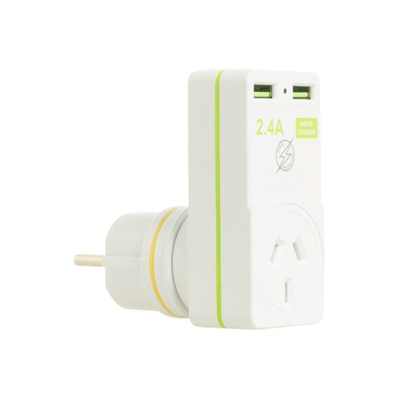 Korjo USB Adaptor for Europe