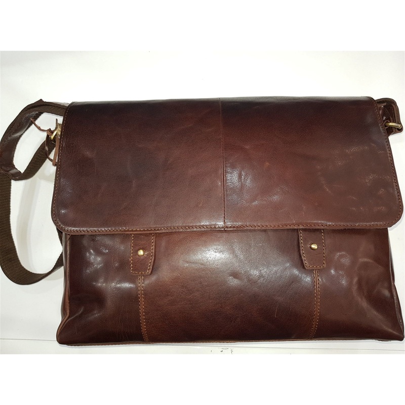 Oran Leather Satchel Seoul Messenger Business Bag
