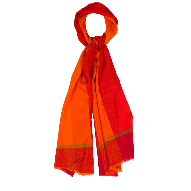 'Solar' Cashmere & Merino Wool Pashmina
