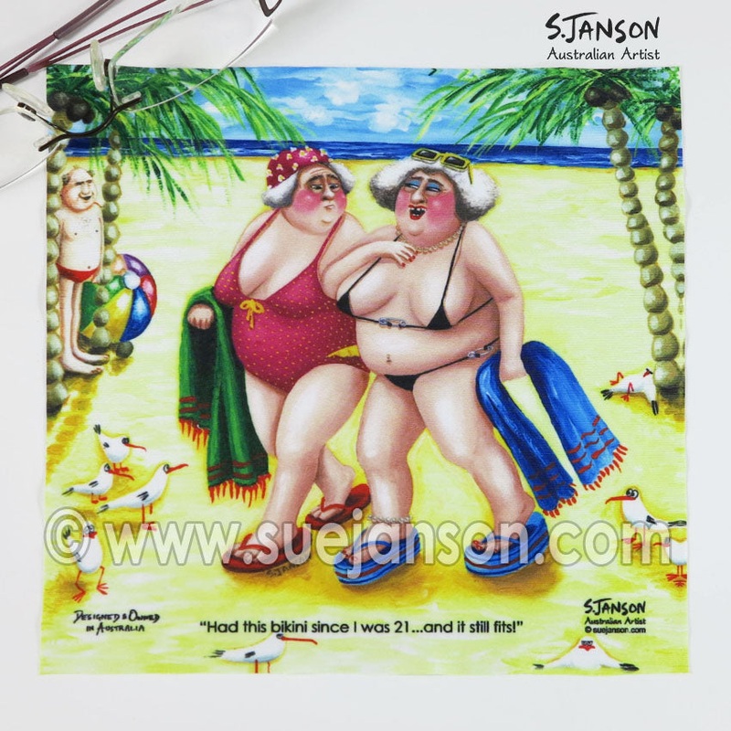 Sue Janson - Australian Artist - Lens cloth