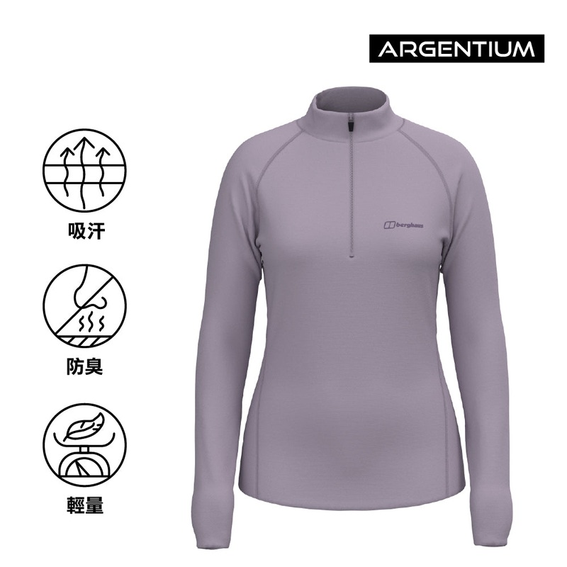 Women's 24/7 Tech Tee Long Sleeves Half Zip Tee