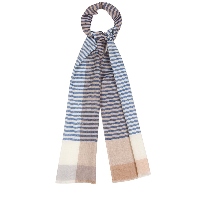 'Accent' Cashmere & Merino Wool Pashmina