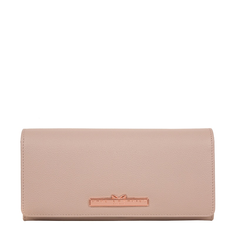 'Arterton' Dusty Pink Leather Purse