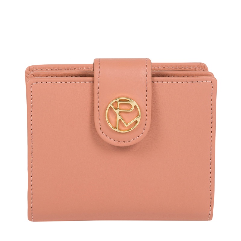 'Avignon' Misty Rose Leather Purse