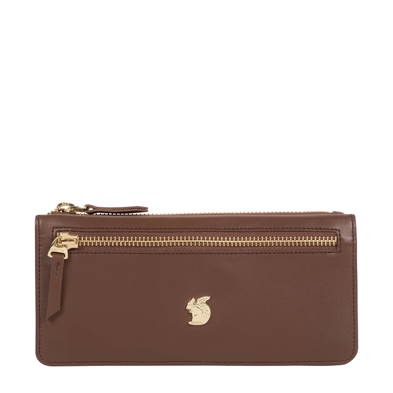 'Buttercup' Ombr Chestnut Leather Bi-Fold Purse