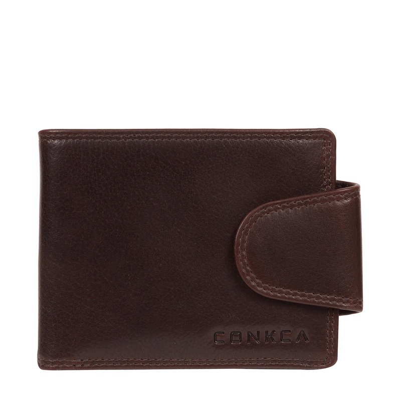 'Captain' Brown Leather Bi-Fold Wallet