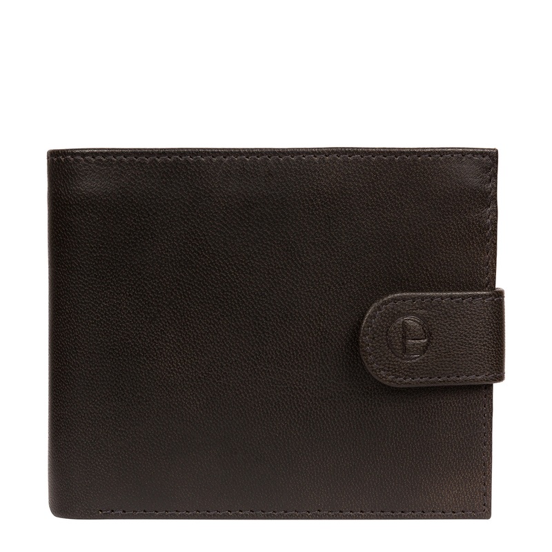 'Charles' Vintage Black Leather Wallet