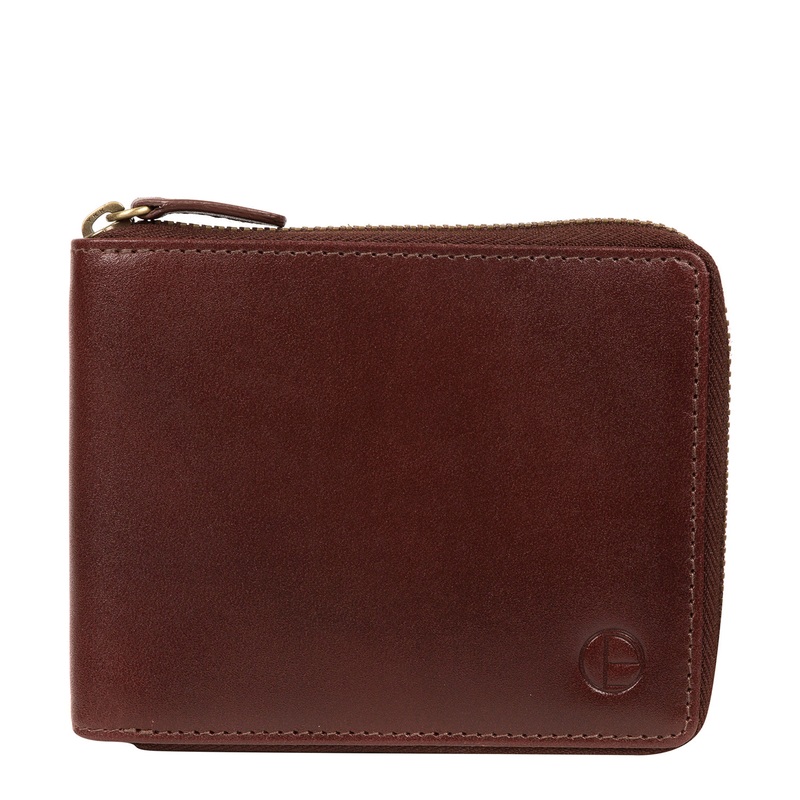 'Edwards' Brown Leather Wallet