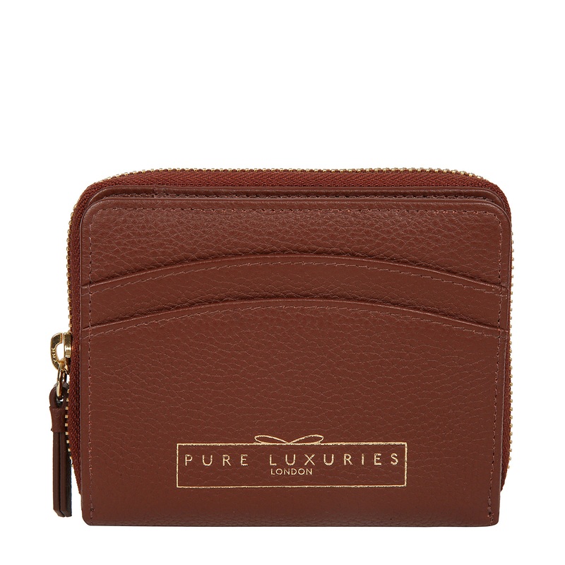 'Emely' Nut Leather Purse