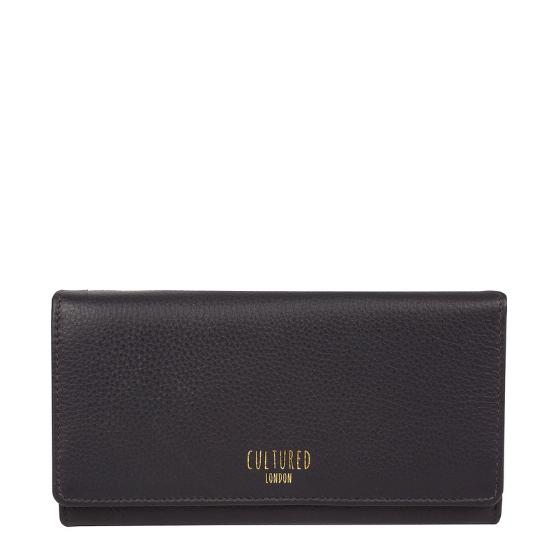 'Harlow' Oxford Blue Leather Purse