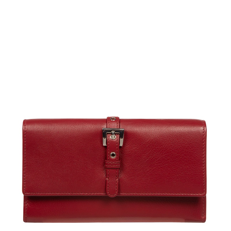 'Harriet' Red Leather Purse