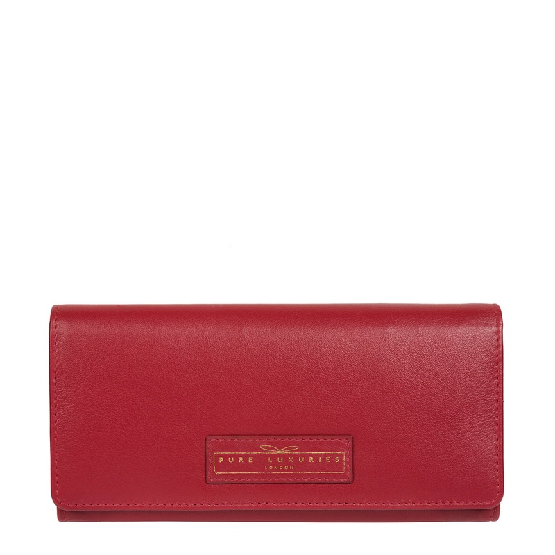 'Honor' Light Red Leather Purse