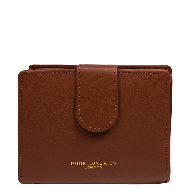 'Jody' Caramel Leather Bi-Fold Purse