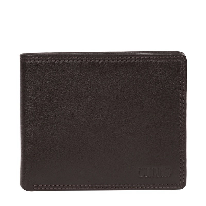 'Joe' Brown Leather Bi-Fold Wallet
