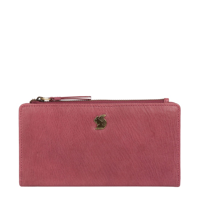 'Kittie' Orchid Leather Purse