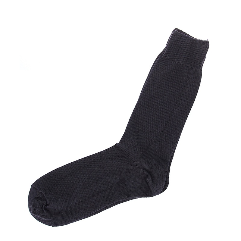 Luxury Dark Navy Cotton Socks