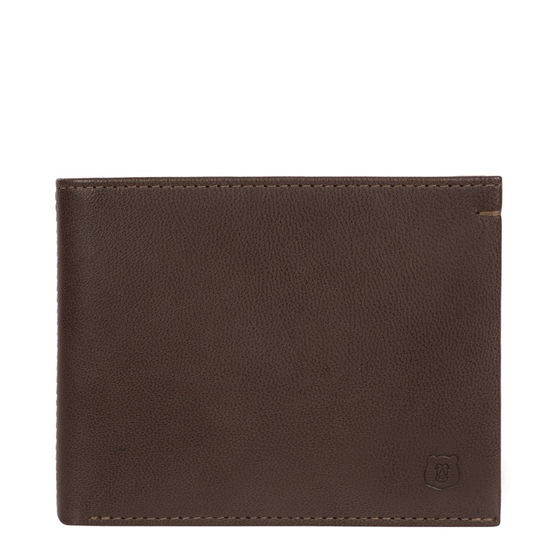 'Mercia' Dark Brown Leather Bi-Fold Wallet