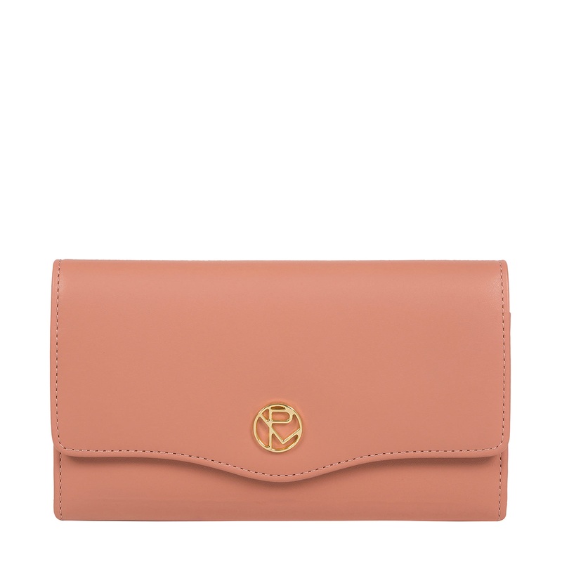 'Montpellier' Misty Rose Leather Purse