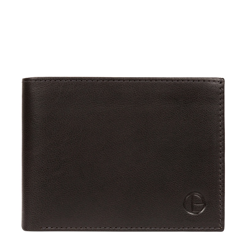 'Noah' Vintage Black Leather Wallet