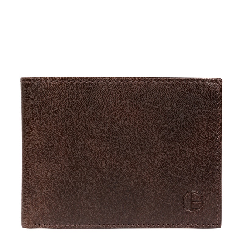 'Noah' Vintage Brown Leather Wallet
