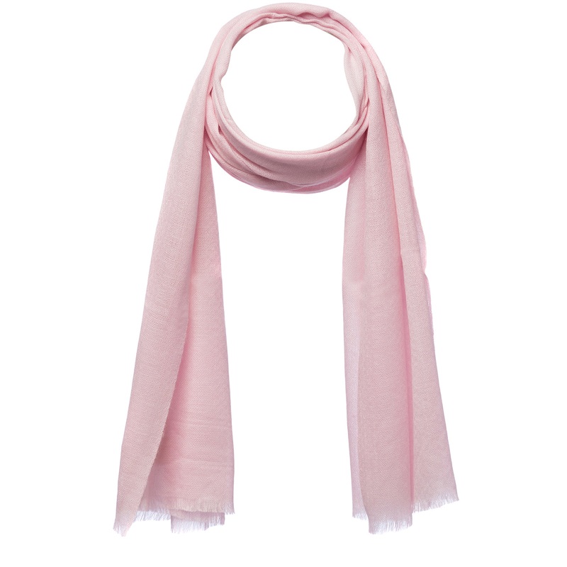 Pink Coloured Fine Quality Cashmere Scarf