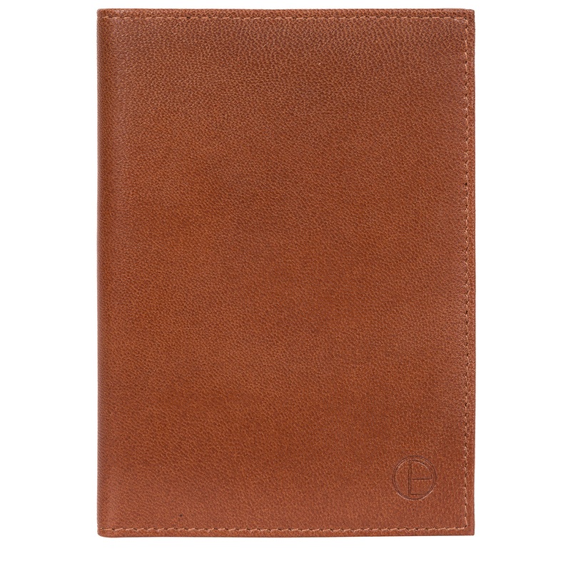 'Plane' Saddle Leather Passport Holder