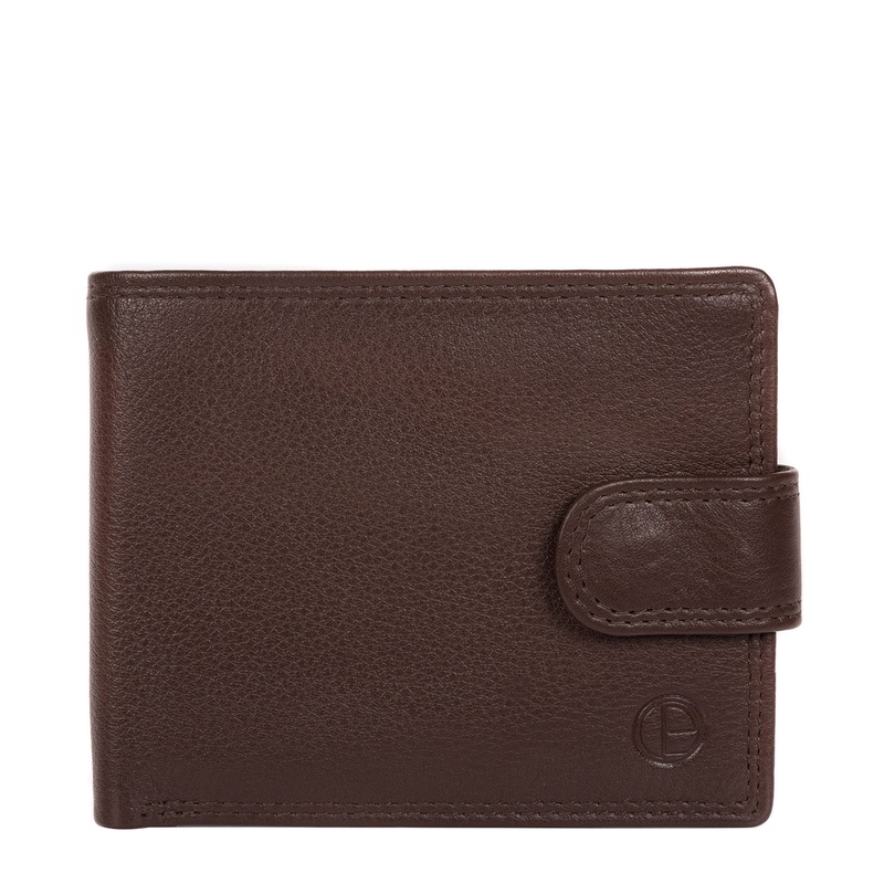 'Spitfire' Brown Leather Bi-Fold Wallet