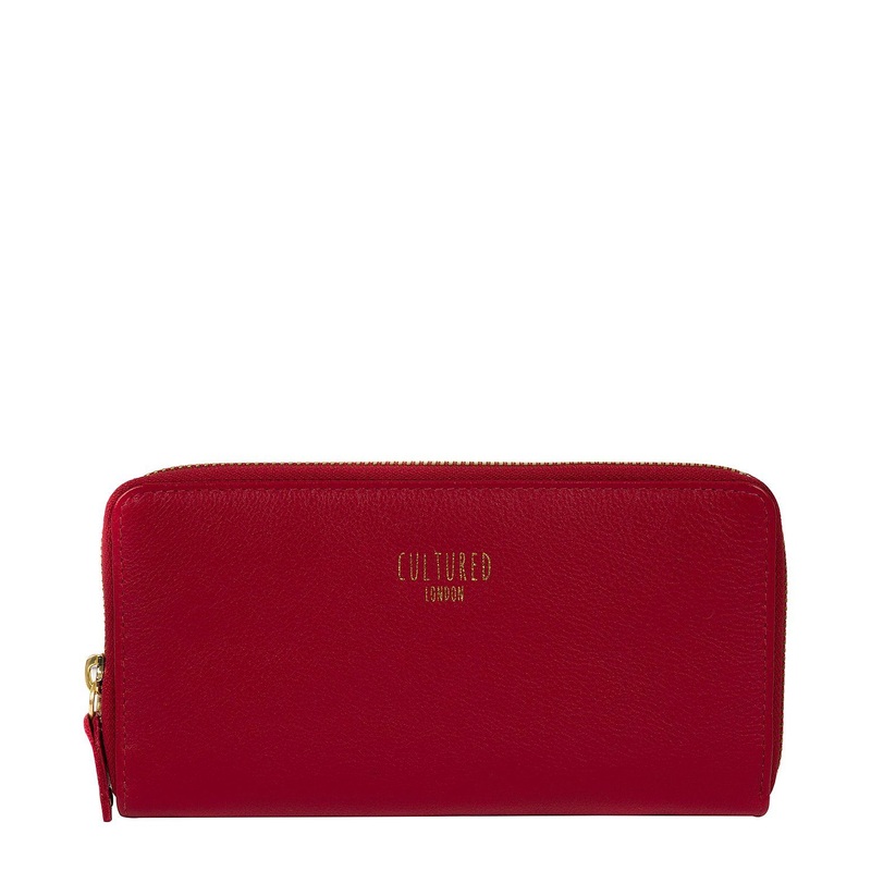 'Tabitha' Red Leather Purse