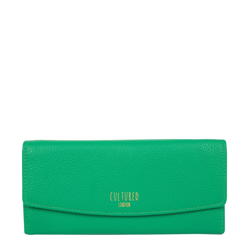 'Talulla' Shamrock Green Leather Purse