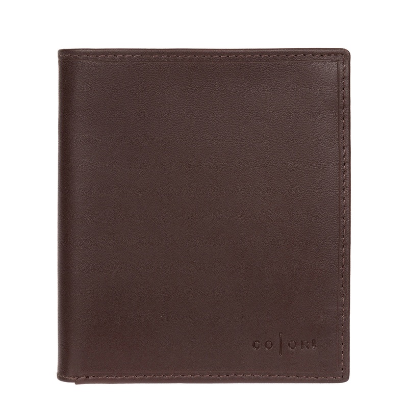 'Taranto' Italian-Inspired Brown Tri-Fold Leather RFID Wallet