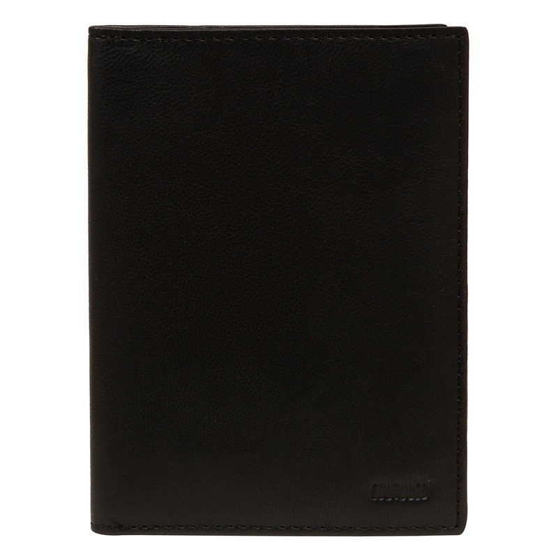'Thomas' Black Leather Passport Holder
