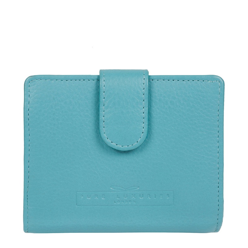 'Tori' Turquoise Leather Purse