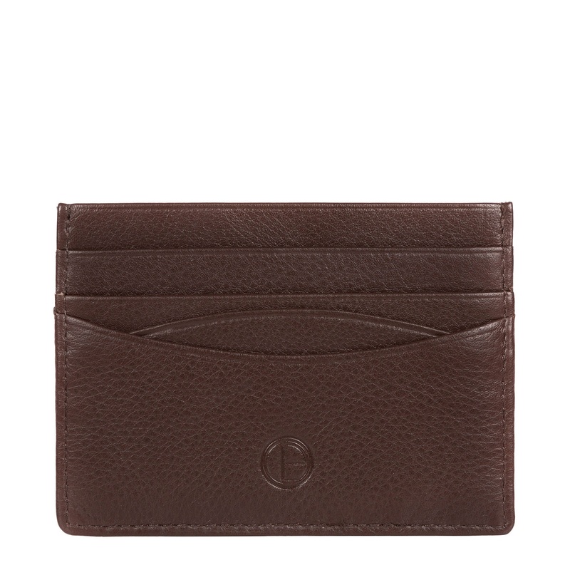 'Tucano' Brown Leather Card Holder