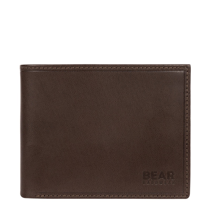 'Vidar' Dark Brown Leather Bi-Fold Wallet